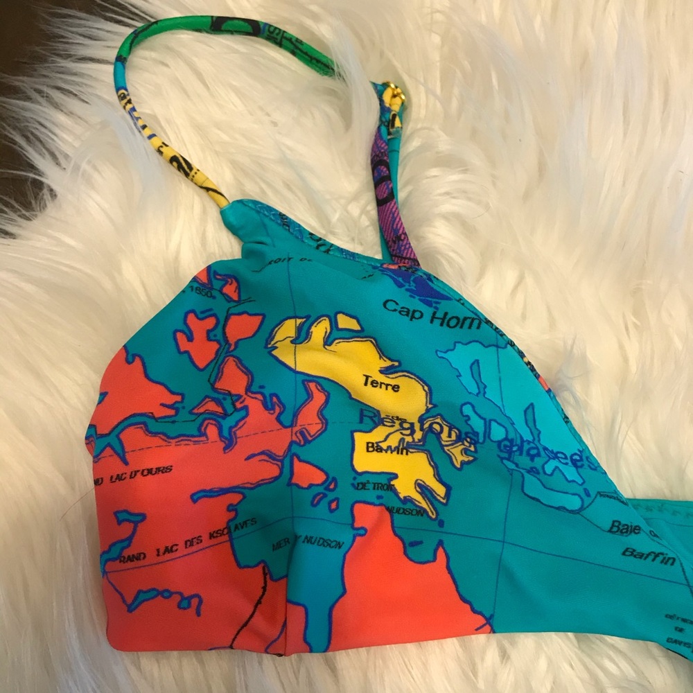 ❌SOLD❌ SMYM A Whole Mu World Bikini Map Beach Club - Picture 8 of 16